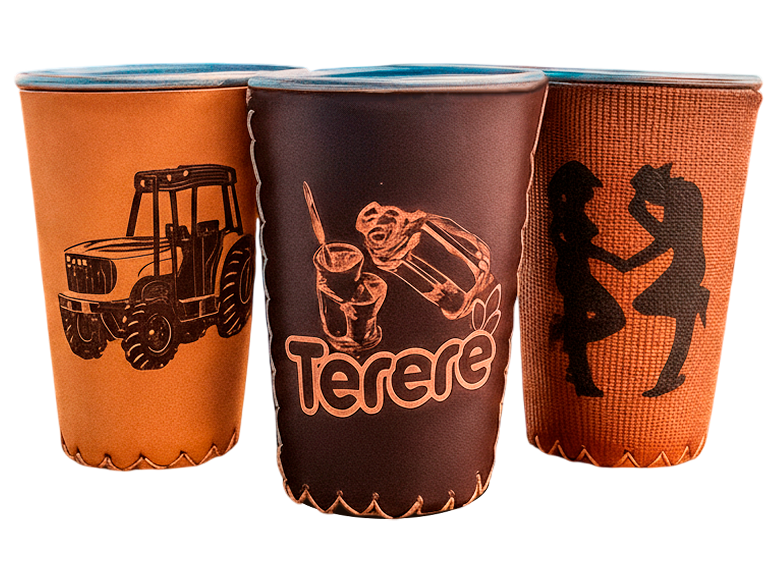 COPO PARA TERERE EM COURO/ PEQUENO