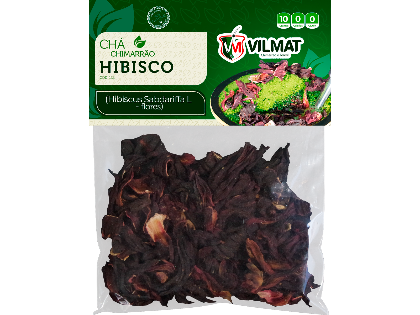 CHÁ CHIMARRÃO HIBISCO 10X10GR