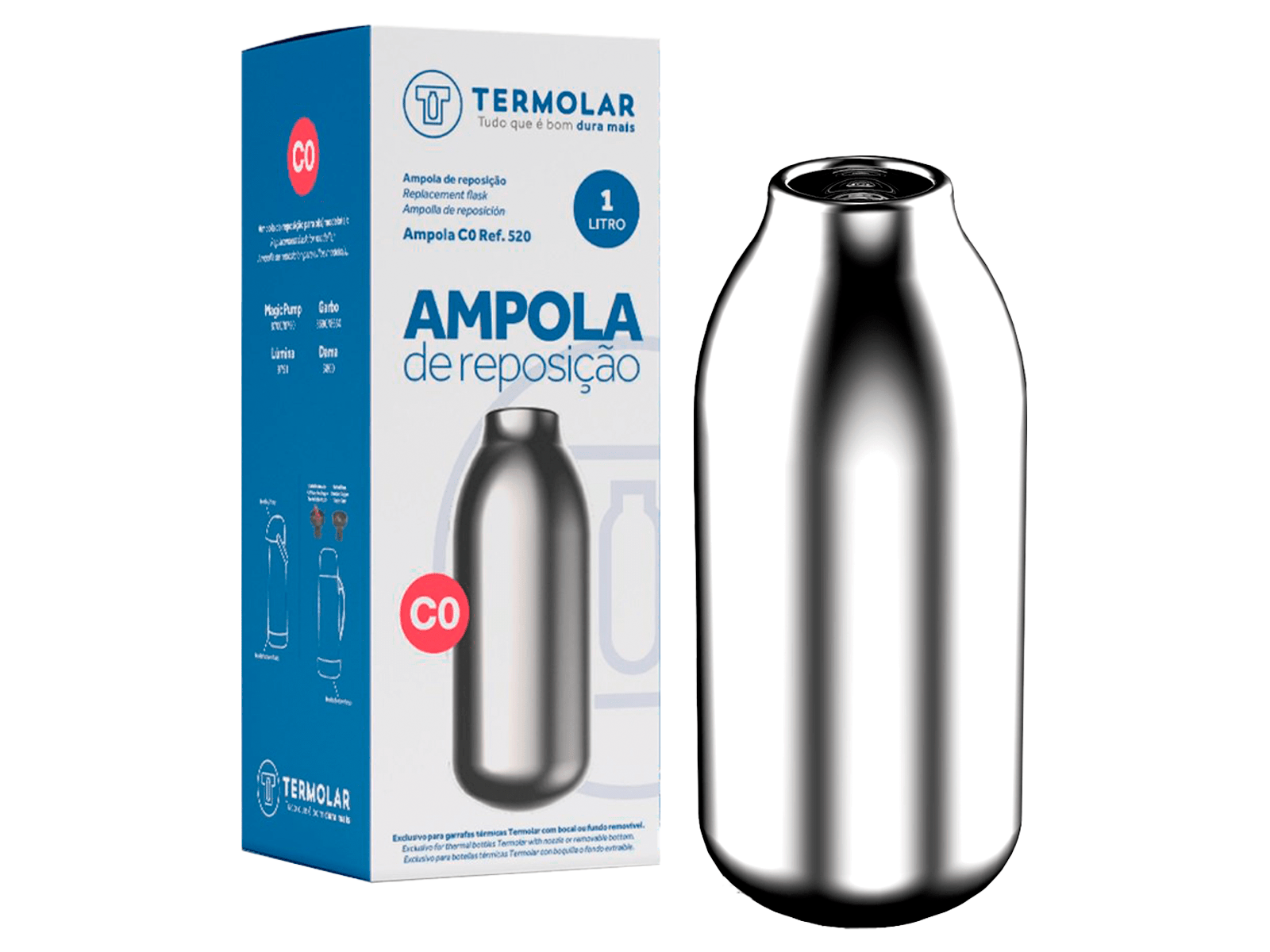 AMPOLA REPOSIÇÃO MAGIC PUMP/LUMINA 1 LT