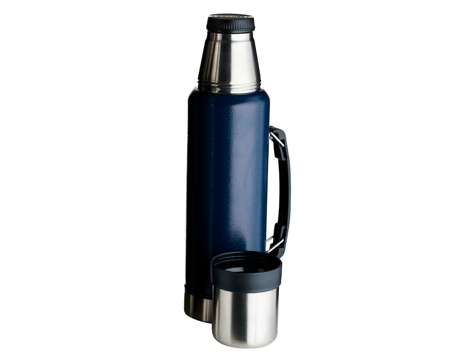 GARRAFA INOX TAURA 1,4 LT C/ ALÇA AZUL