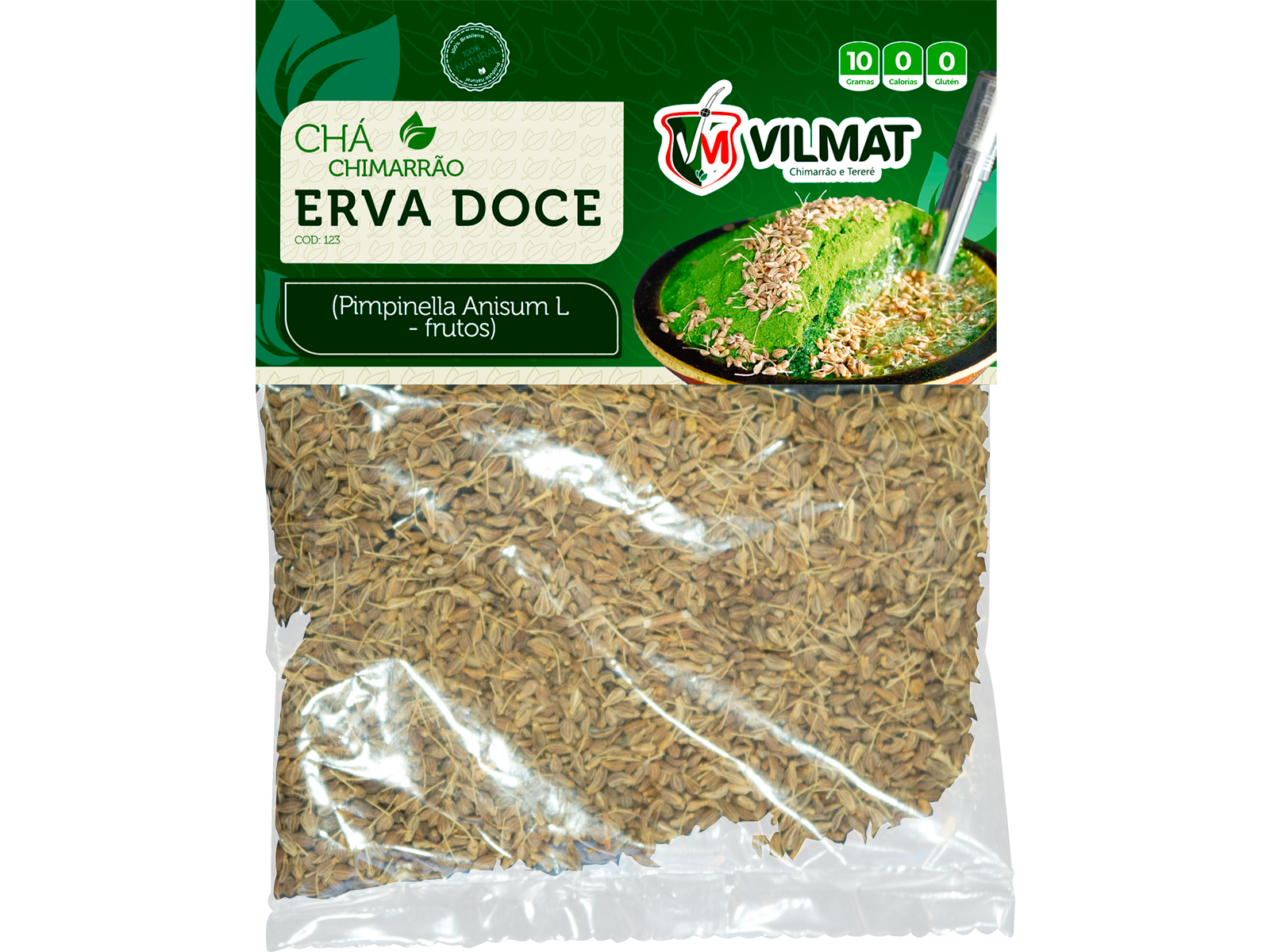 CHÁ CHIMARRÃO ERVA DOCE 10X10GR